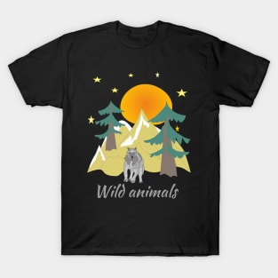 Wolf Wild animals T-Shirt